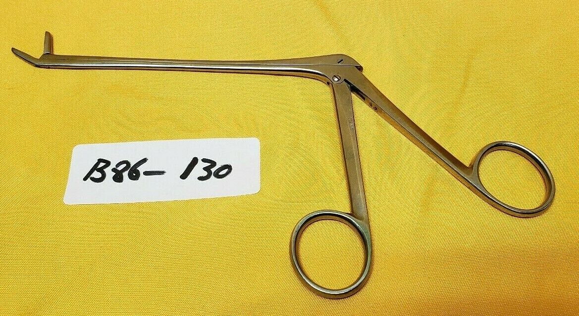 Zimmer 3384 Surgical PITUITARY Rongeurs 3x10mm Cup Jaw Curved Up