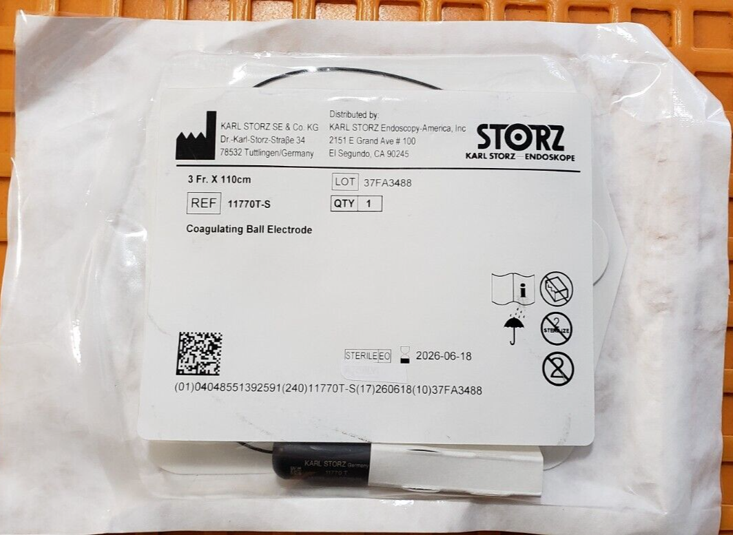 Karl Storz 11770T-S Coagulating Ball Electrode, 3Fr x 110Cm