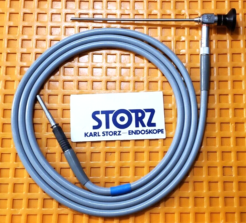 Karl Storz  495NCS Fiberoptic Cable W- Anthony ENT 4mm x 30* Scope Autoclave