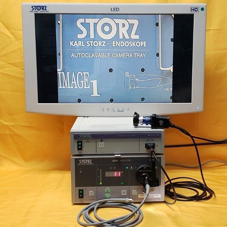 Karl Storz tricam Color Video Camera System W-LED 26" Monitor & Xenon 300 Light