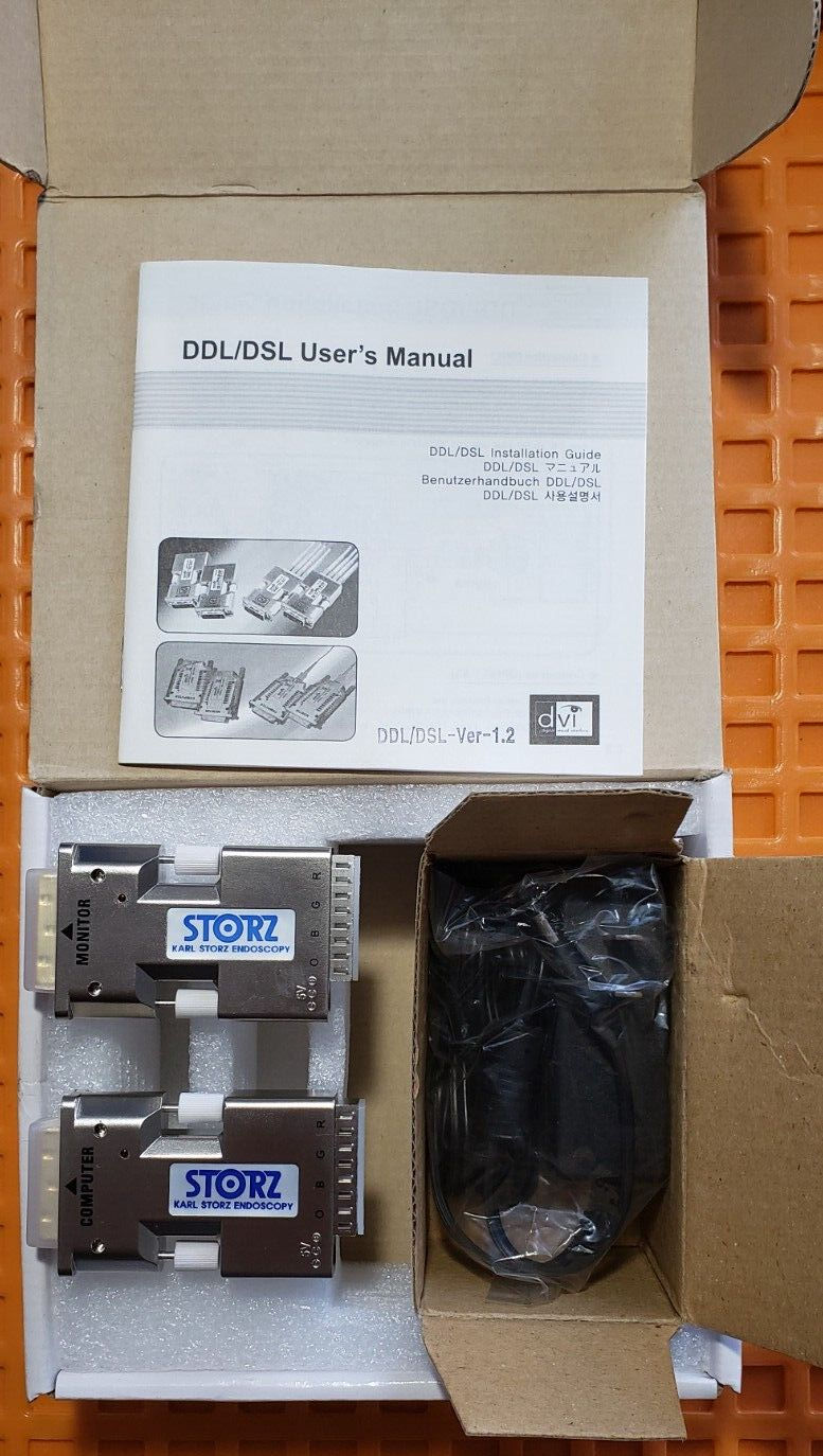 Karl Storz WU1085 DDL/DSL Optical DVI Extension Module Pair with Power Adaptor