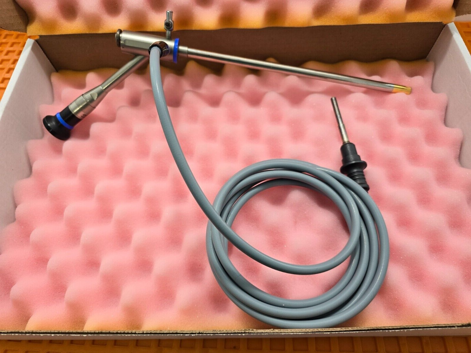 OLYMPUS A52001A Operative 10mm x 6° Laparoscope W- WA03210A Fiber Optic Cable