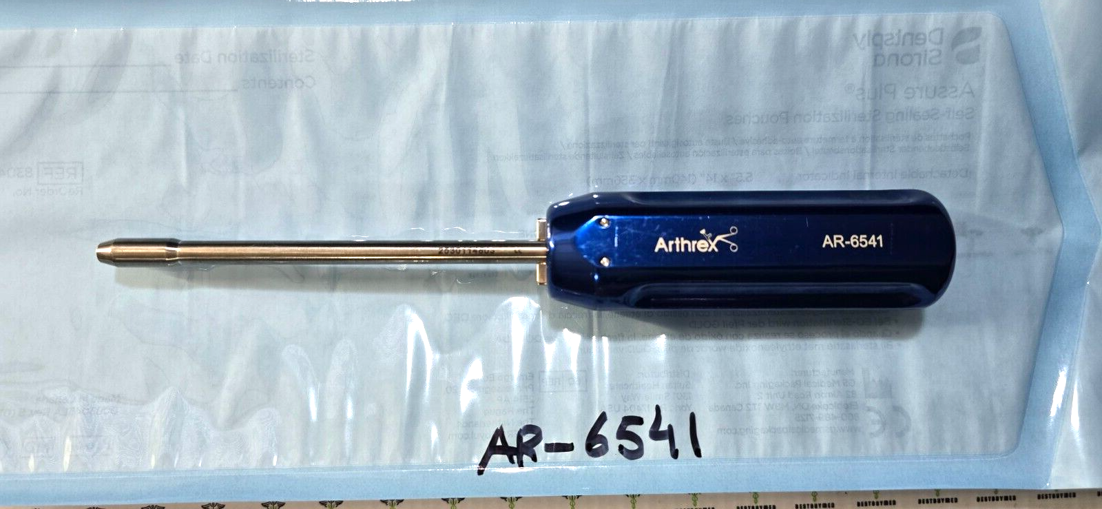 Arthrex Surgical Reusable Obturator Blue handle  REF: AR-6541