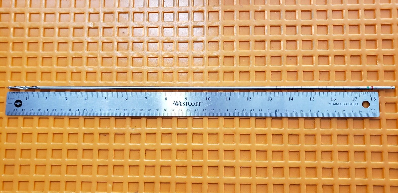 Zimmer Hall Surgical Orthopedic Calibrated Drill Long 18" x 4.3mm Dia