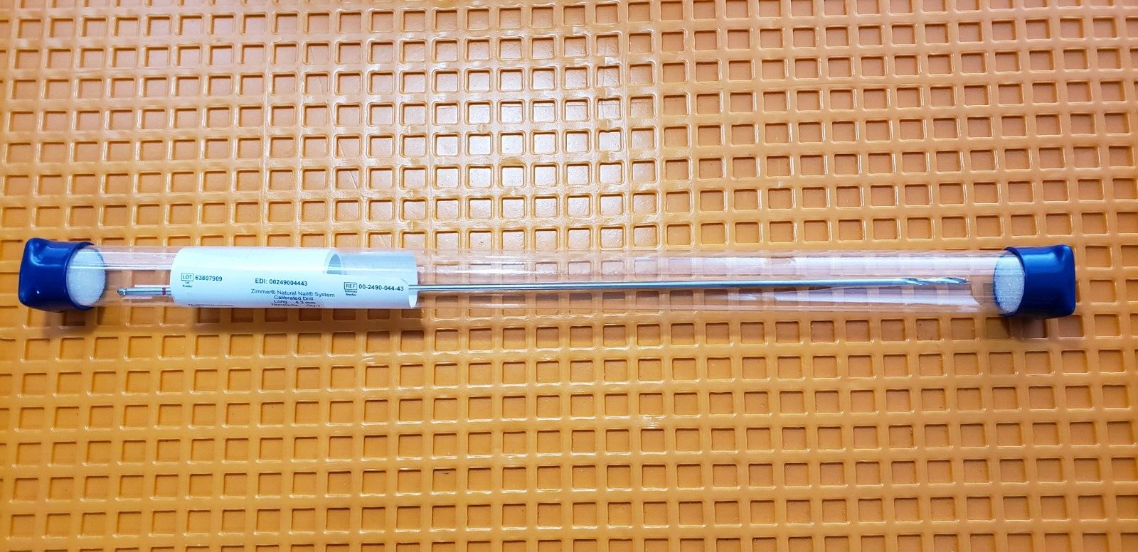 Zimmer Hall Surgical Orthopedic Calibrated Drill Long 18" x 4.3mm Dia