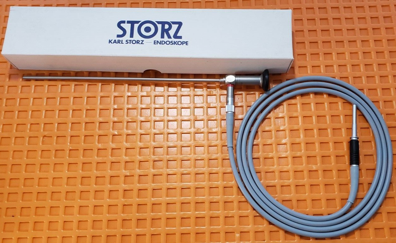 Karl Storz 26046BA 5mmx30 Degree Telescope 30cm Autoclave & 495NA Fiber Cable