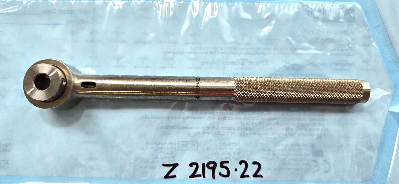 Zimmer Surgical Orthopedic Ratchet handle.