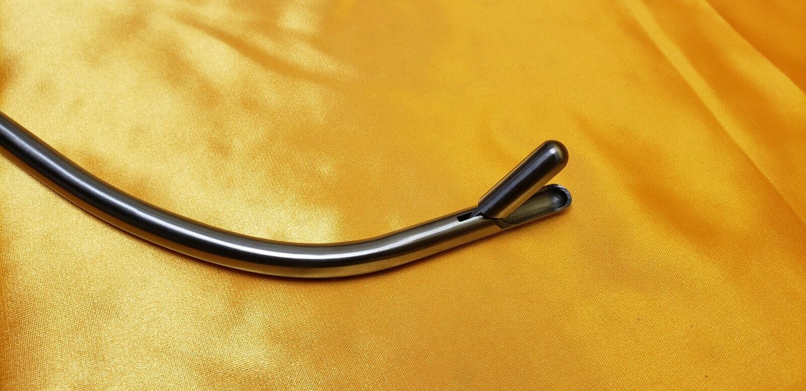 Olympus A5584 Laparoscopic Left Curved 10mm Cup Forceps Spring Handle