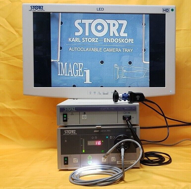 Karl Storz tricam Color Video Camera System W-LED 26" Monitor & Xenon 300 Light